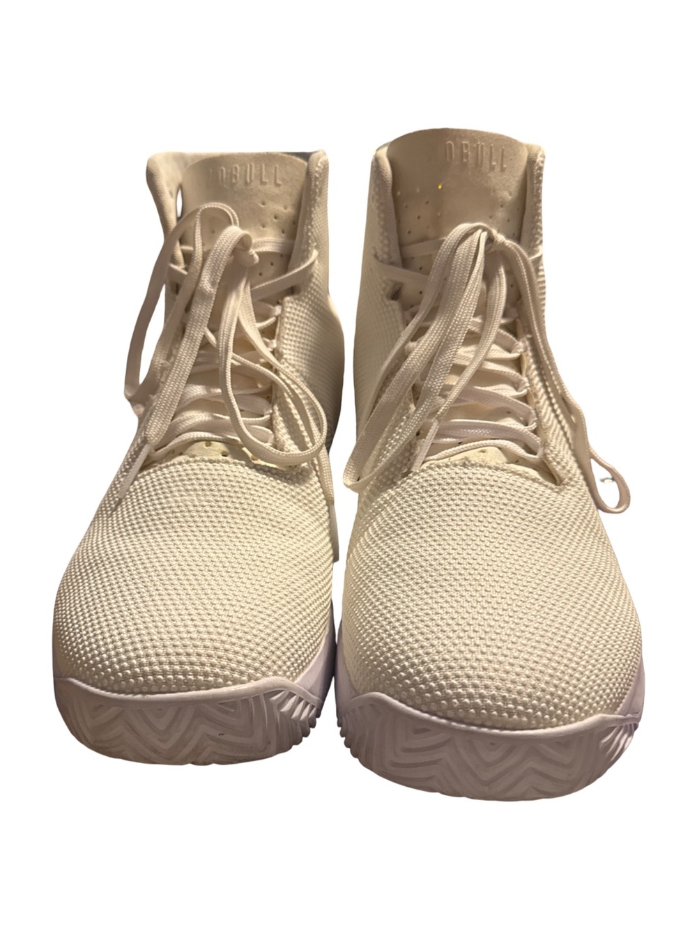 NOBULL White Knit High-Top Sneaker